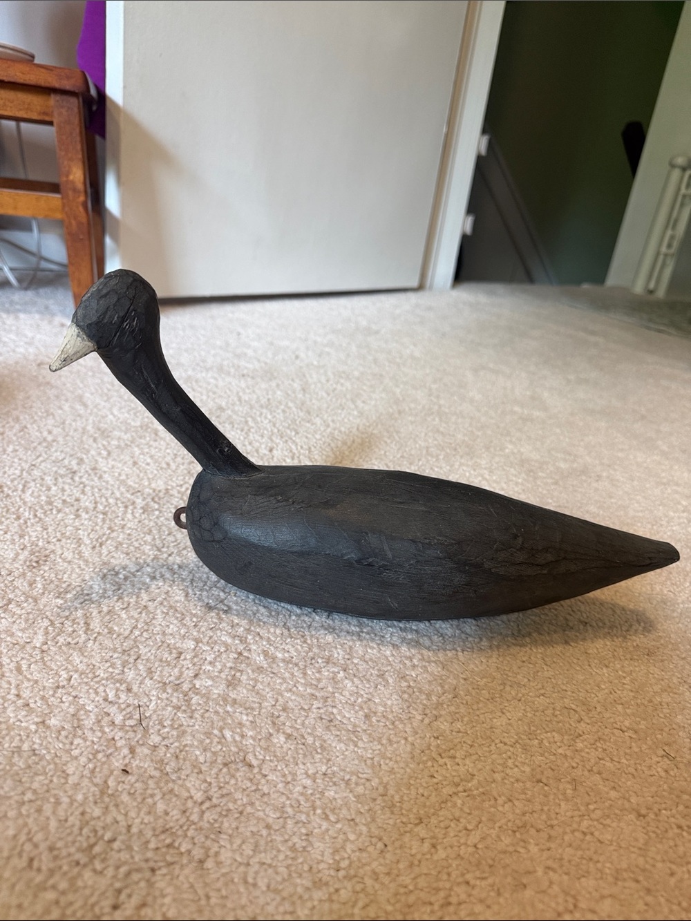 Vintage Wooden Decoy - Handcrafted Bird Décor